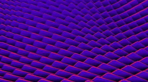 Background with violet squares Ilustração Stock