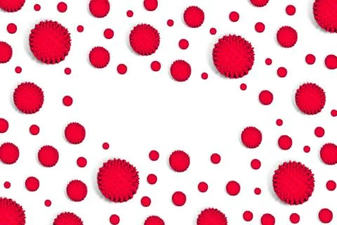 Background of viruses mockup Stock Photos