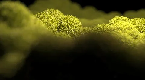 Background with volumetric elements with a fleecy surface Illustrazione stock