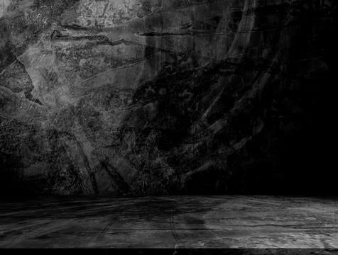 Background wall cement grey dark grey studio floor kitchen table platform Stock-Fotos