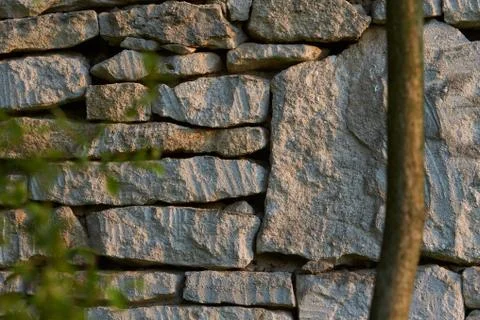 Background wall of flat stones of gray colors, Stock Photos
