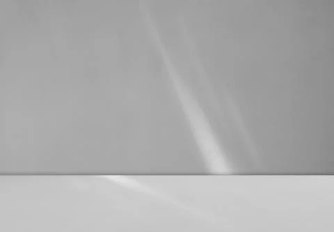 Background wall floor grey shadow leaf light kitchen abstract studio Stockfoto's