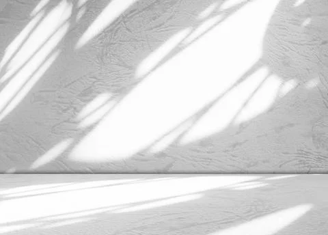 Background wall floor shadow grey leaf white light kitchen abstract Stock Photos