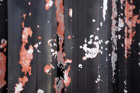 Background wall galvanized paint weathered concept art Stock Photos