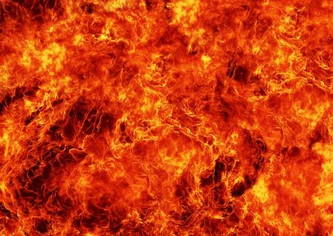 Background wall large fire. Stock Photos