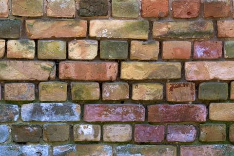 Background from the wall of the old brick. Stock Photos