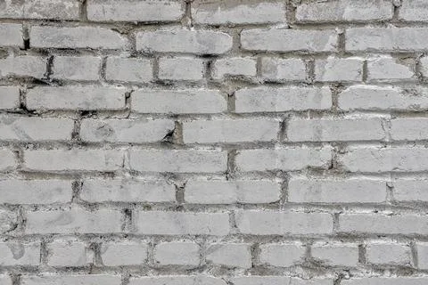 Background wall of old light gray bricks Stock Photos