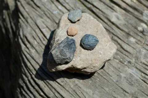 Background of the wall rocks Stock Photos