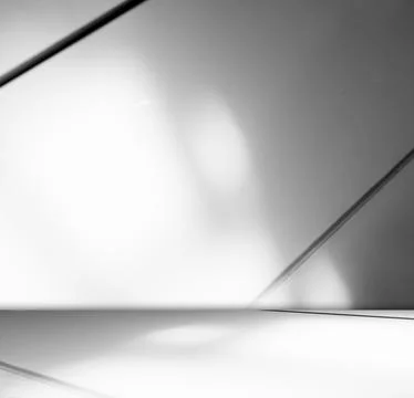 Background Wall Shadow Grey Leaf White Light Kitchen Abstract Studio Fotos de archivo