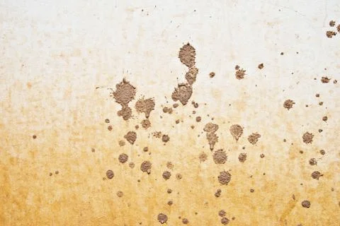 Background of wall with splattered of mud Stock Photos