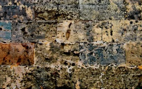 Background of Wall Stones Stock Photos