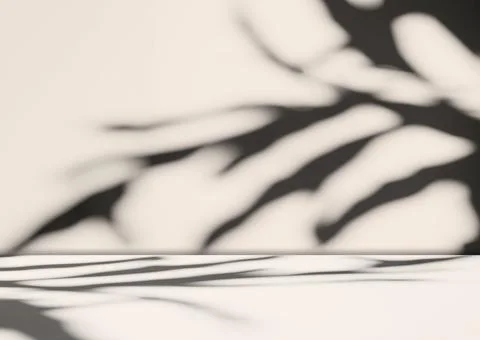 Background Wall Studio Shadow Kitchen Podium Table Product Backdrop Room Stock Photos