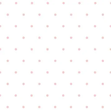 Background wallpaper light background in pink polka dots Stock Illustration
