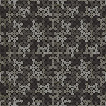 Background, wallpaper seamless - circular round camouflage pattern Stock Illustration