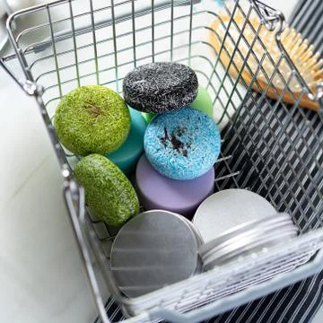 Background wash bathroom solid soap shampoo balm Stock Photos