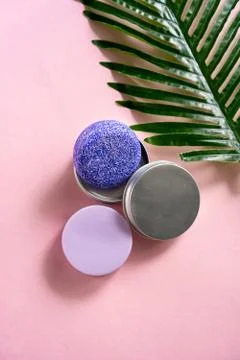 Background wash bathroom solid soap shampoo balm Stock Photos