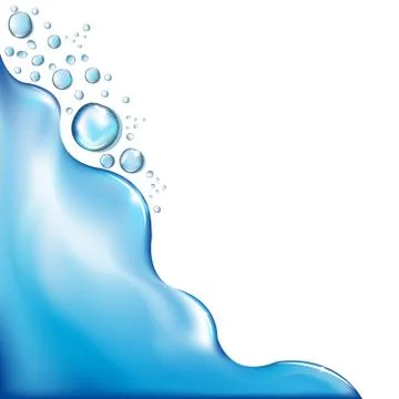 Background with water drops Stock Illustration