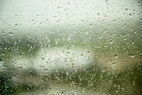 Background of water drops on the window Stock Photos