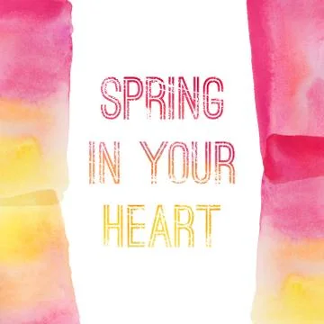 Background with watercolor elements Stock Illustration