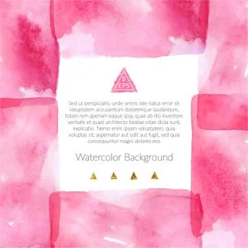 Background with watercolor elements Stockillustratie