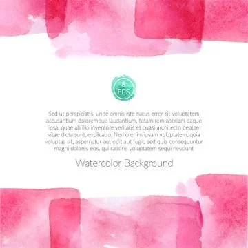 Background with watercolor elements イラスト素材