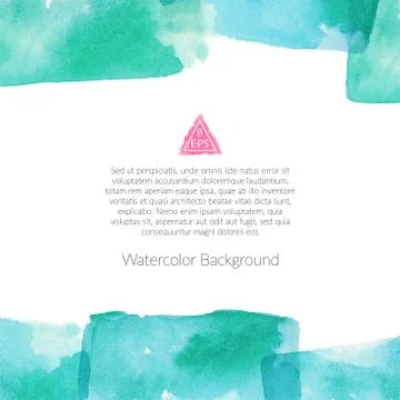 Background with watercolor elements Stockillustratie