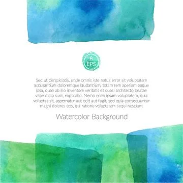 Background with watercolor elements 스톡 일러스트