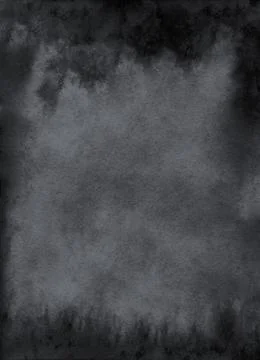Background, watercolor texture Black background with watercolor stains, black Stock Illustration