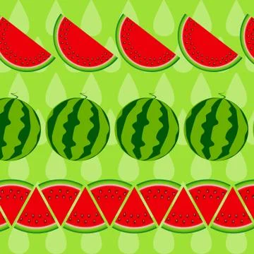 Background From Watermelon. Vector Illustration. Stock Illustration