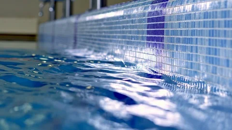 Background waves and highlights in the pool Stock-Footage 99230010
