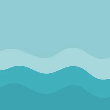 Background with waves. Blue stripes. イラスト素材