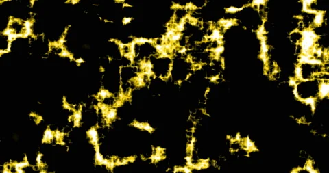 Background Waves Of Cosmic Power Energy Glow Yellow Stock Footage 155201317
