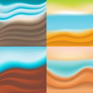 Background of the waves Stock Illustration