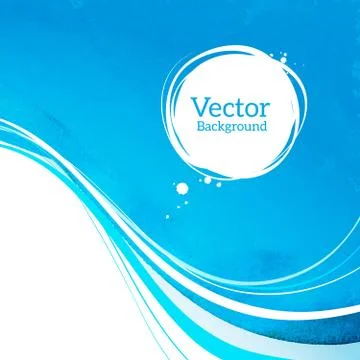 Background with waves Stock Illustration