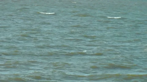 Background with waves, North Sea. Stock Footage 65468370