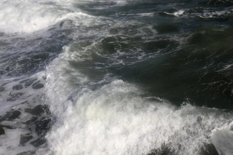 Background waves in the sea Stock Photos