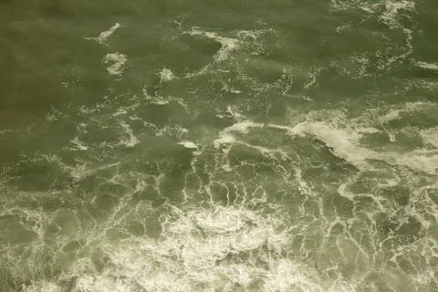 Background waves in the sea 写真素材