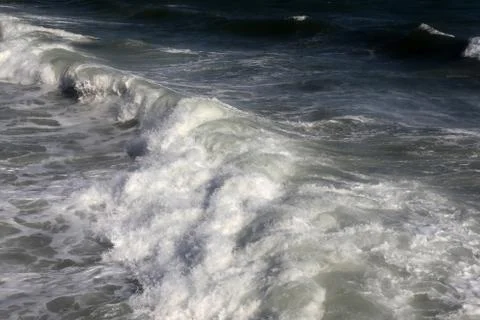 Background waves in the sea 写真素材