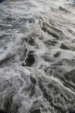 Background waves in the sea 写真素材