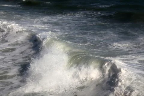 Background waves in the sea 写真素材