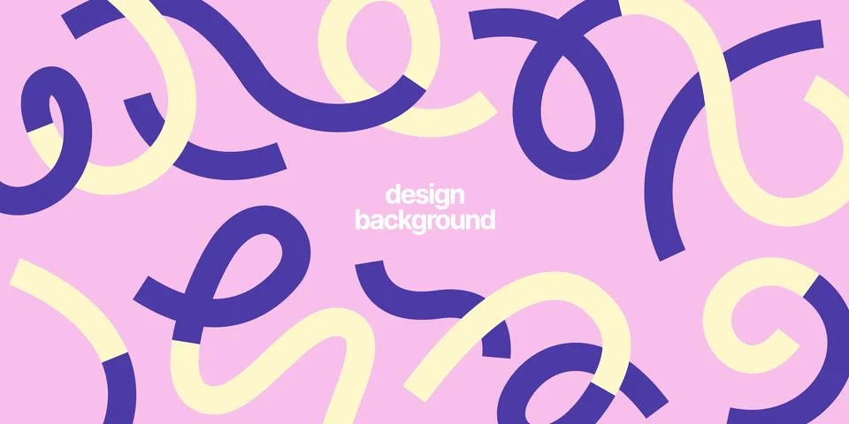 Background with wavy colored shapes. Stock Illustration