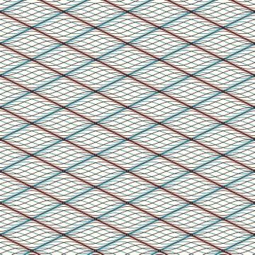 Background of wavy texture in guilloche style. Illustrazione stock