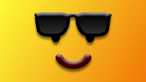 Background of wearing sunglasses on gradient colour. Stock Footage 270451250