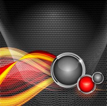 Background with web button Stock Illustration