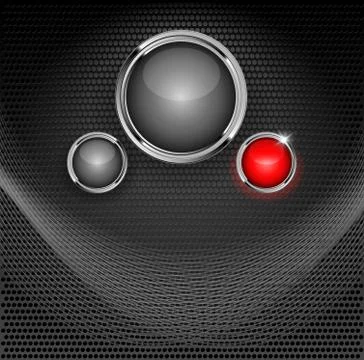 Background with web buttons Stock Illustration