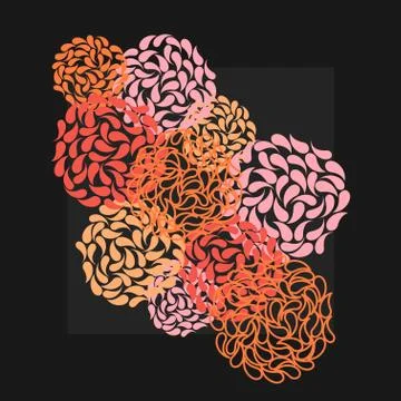 Background for web design dark colors Stock Illustration