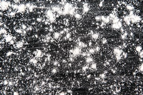 Background from wheat flour. Texture of flour with a free space in the form Stock Photos