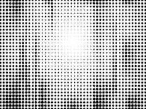 Background white and black with dots . Halftone dots design. Stock Illustration