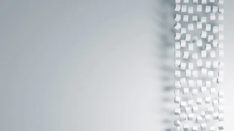 Background white animated boxes Stock Footage 124921063