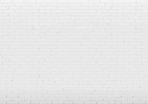 Background with white brick wall Stock Illustration
